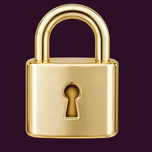 Metal padlock — Lucky Hills