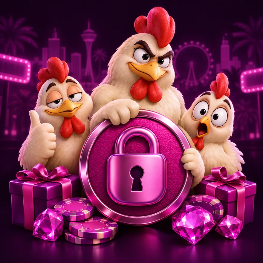 Padlock emblem — Lucky Hills