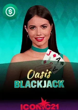 Oasis Blackjack live game cover