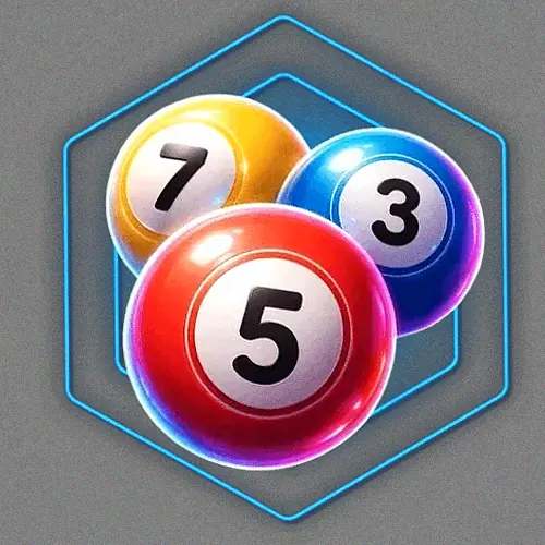 Numbered bingo balls