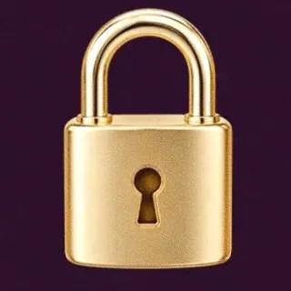 Metal padlock — Lucky Hills